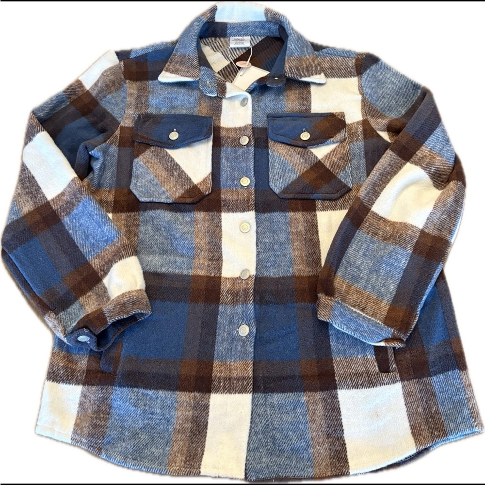 Fashion by Mirabeau Women's Plaid Jacket size M, NEW W/TAGS